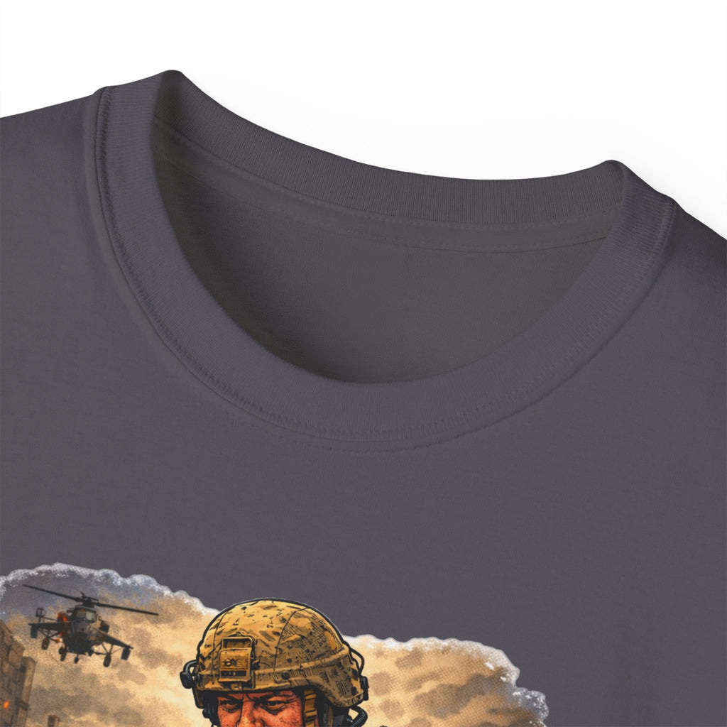 American Grit Soldier T-Shirt — "American Grit, American Strong" Military Tribute Tee