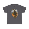 Parachute Trooper Graphic Tee — Military Jump Woman Soldier Design