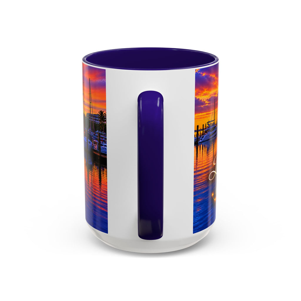 “Inspirational coffee cup” Sunset Marina Mug