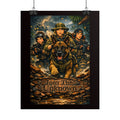 Rolled Poster — K9 Tactical Unit 'Into The Unknown' Military Dog Wall Art