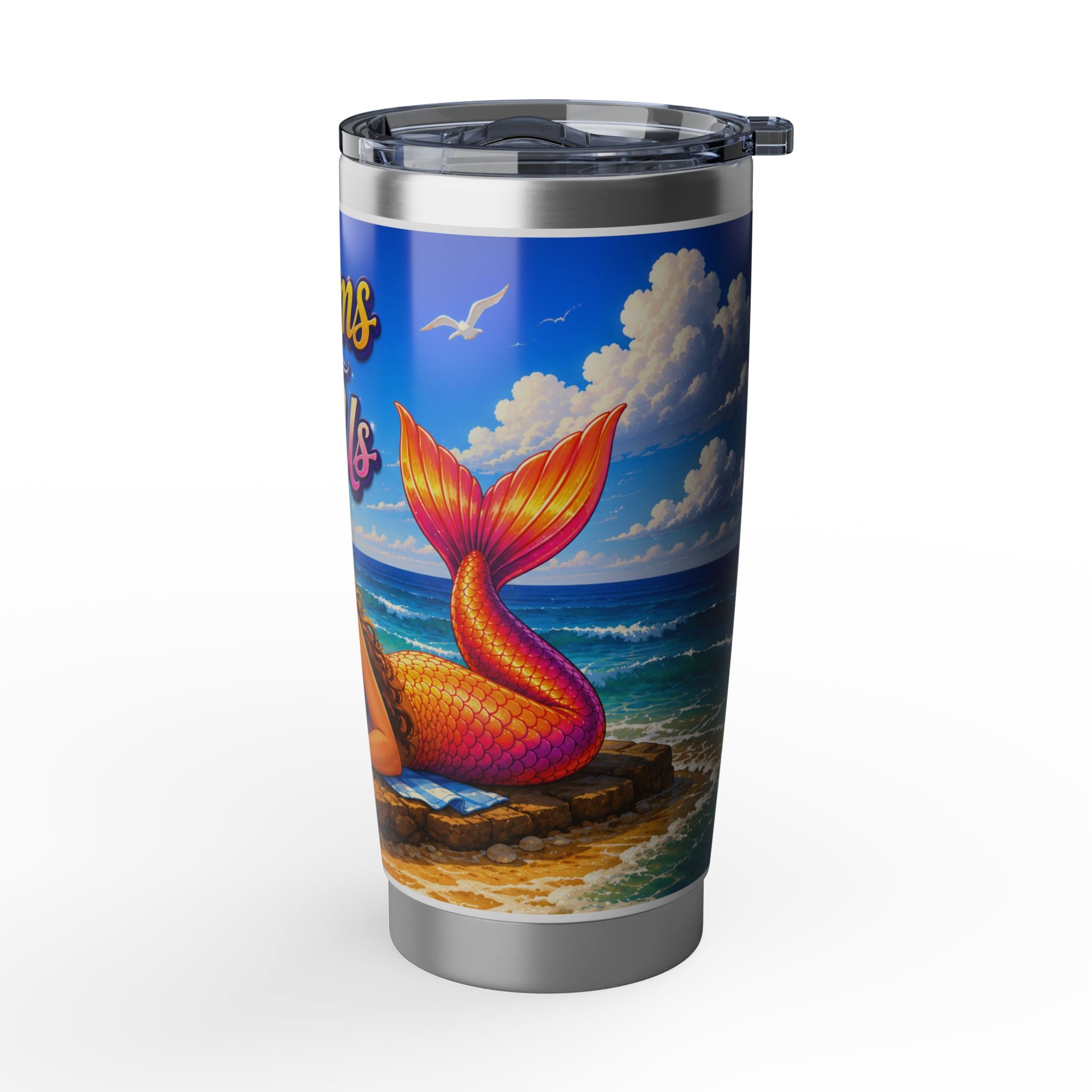Dreams That Made Us 20oz Tumbler – Mermaid Beach Sunset Travel Mug