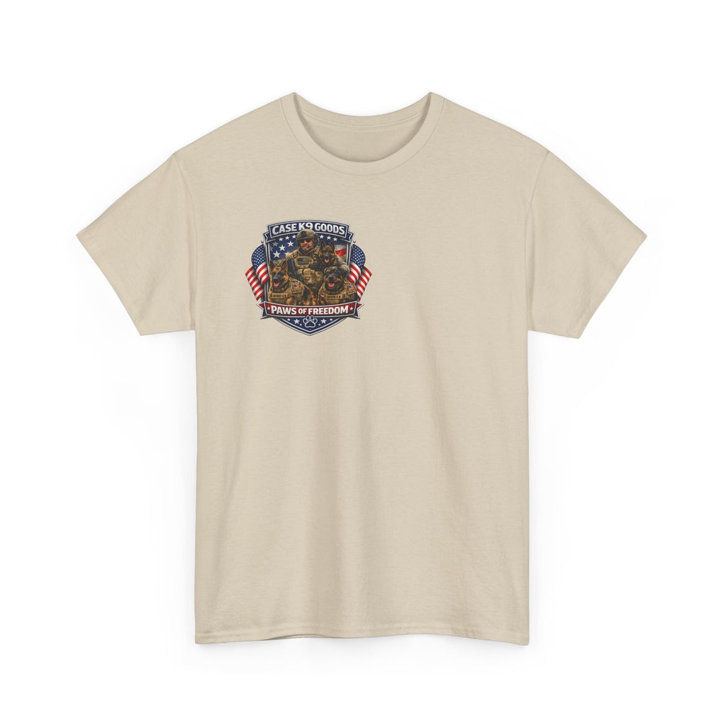 Equal in Valor T-Shirt — K9 Police Handler & Dog Tribute Tee