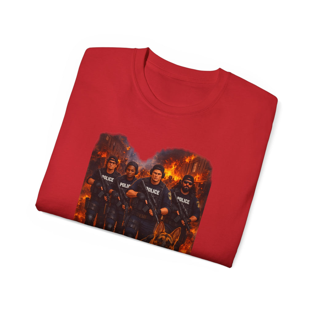 Police K9 Unit Tee — Firestorm Patrol Graphic Shirt