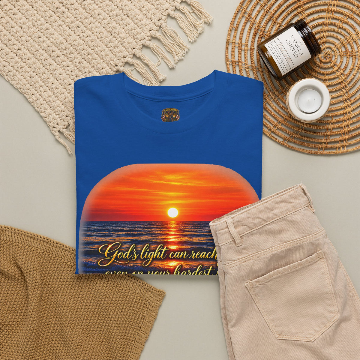 “You’ll Light Up My Whole World” Sunset Quote T-Shirt