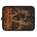 Jesus with Dog Laptop Sleeve — "Where the World Breaks, His Strength Holds" Christian Protective Sleeve