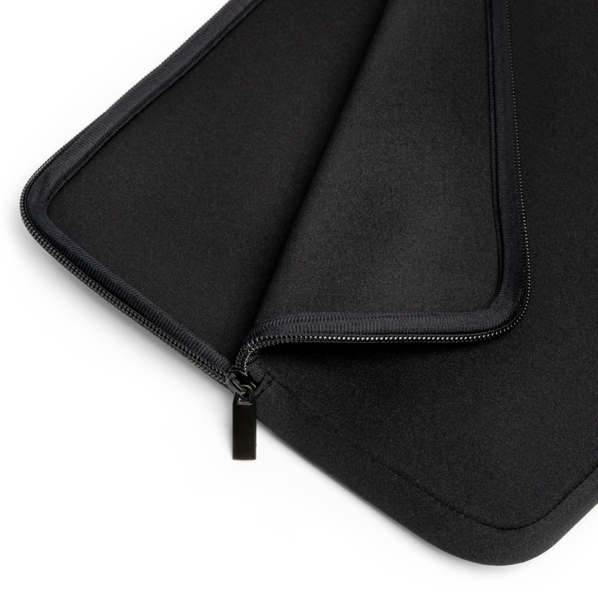 Jesus with Dog Laptop Sleeve — "Where the World Breaks, His Strength Holds" Christian Protective Sleeve