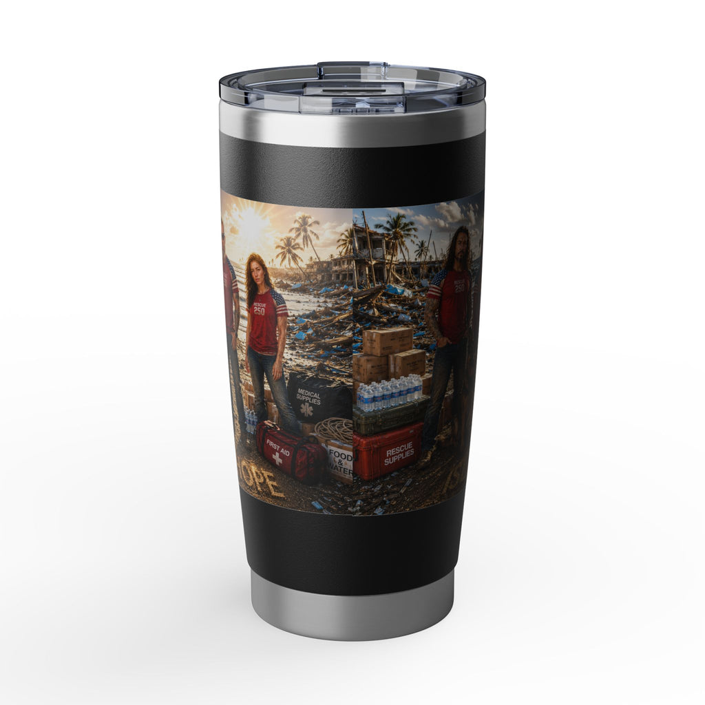 Vagabond 20oz Tumbler — Adventure Rescue Beach Scene Stainless Travel Mug