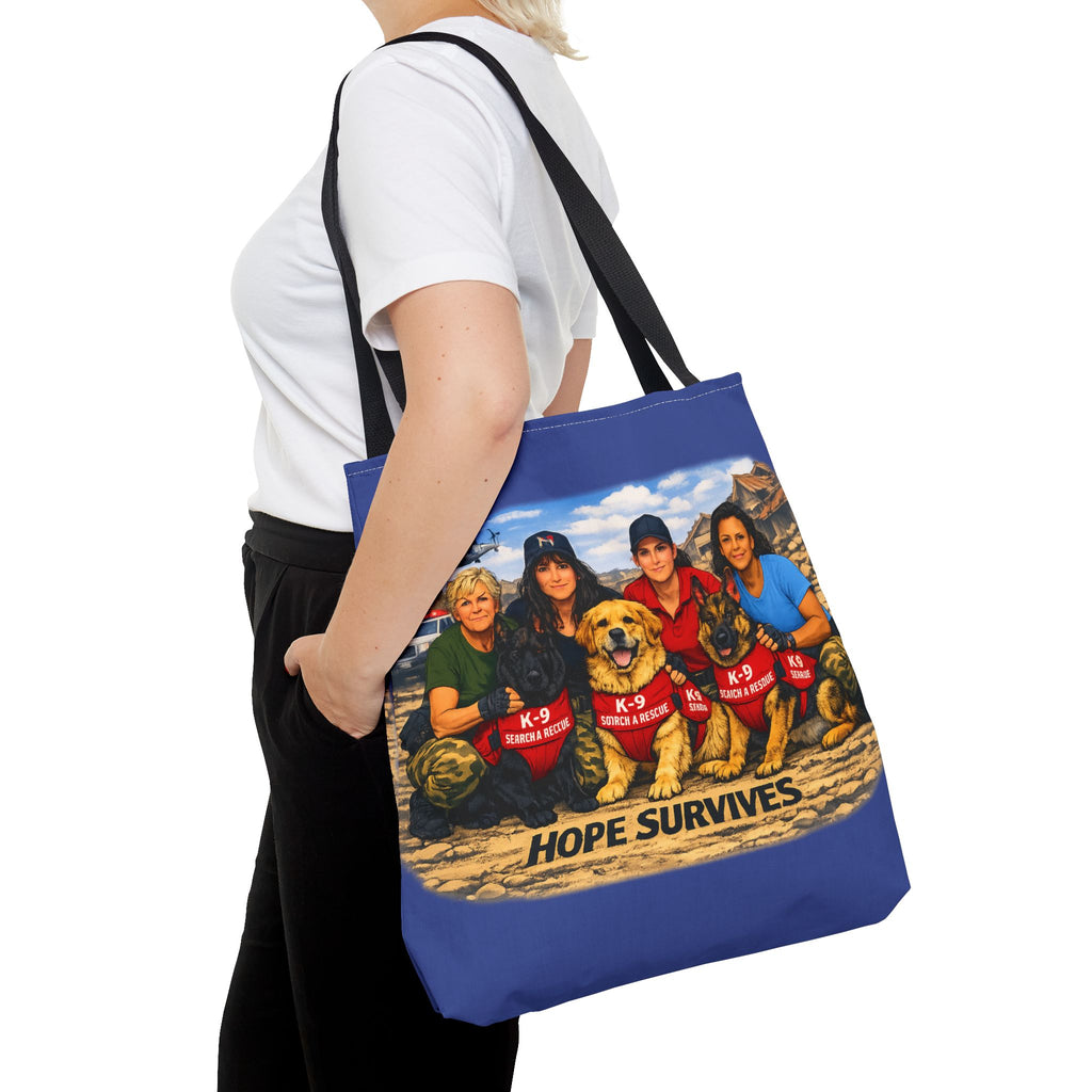 Tote Bag — K-9 Search & Rescue 'Hope Survives' Memorial Tote