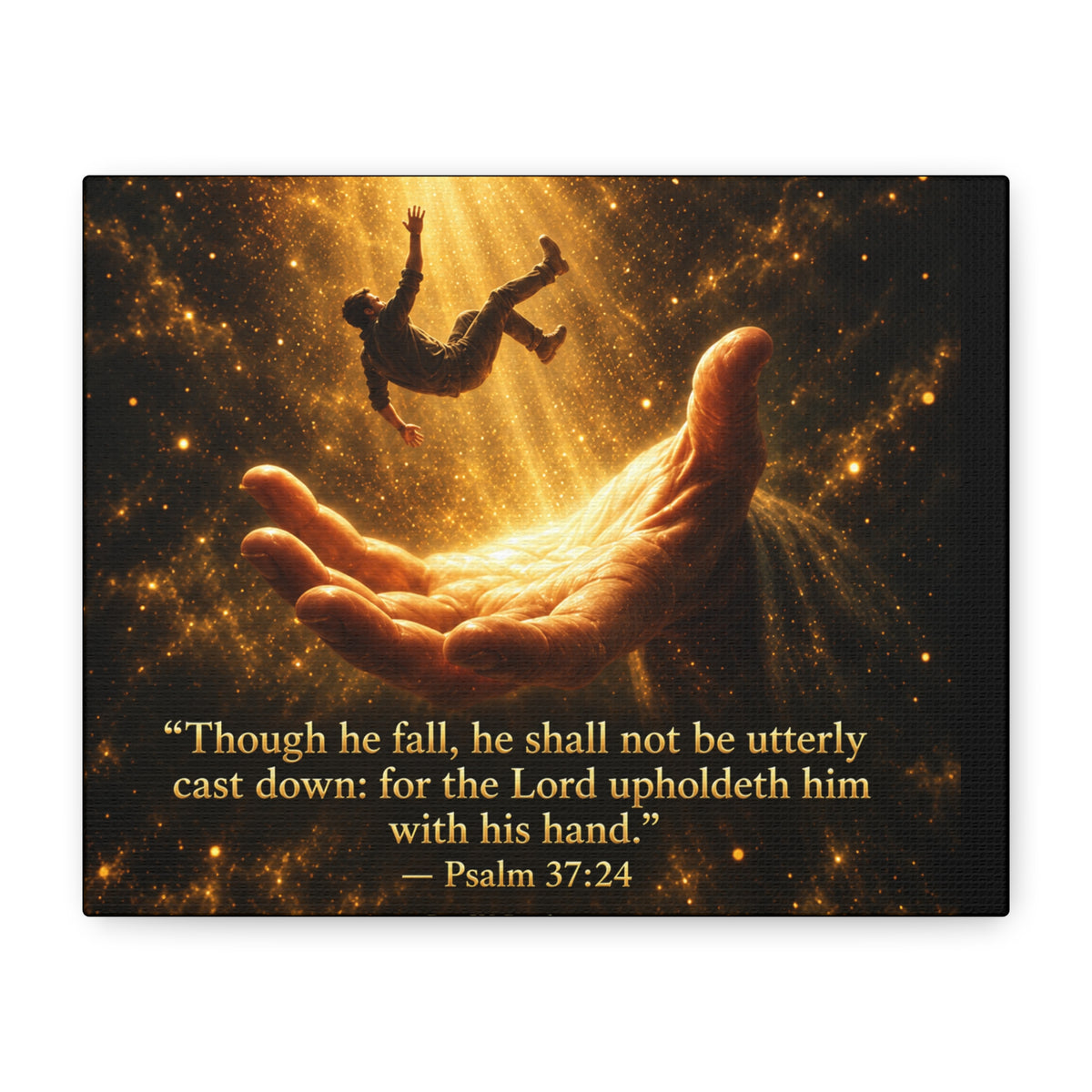 The Hand That Holds You Matte Canvas, Stretched, 1.25" Faith Art Work