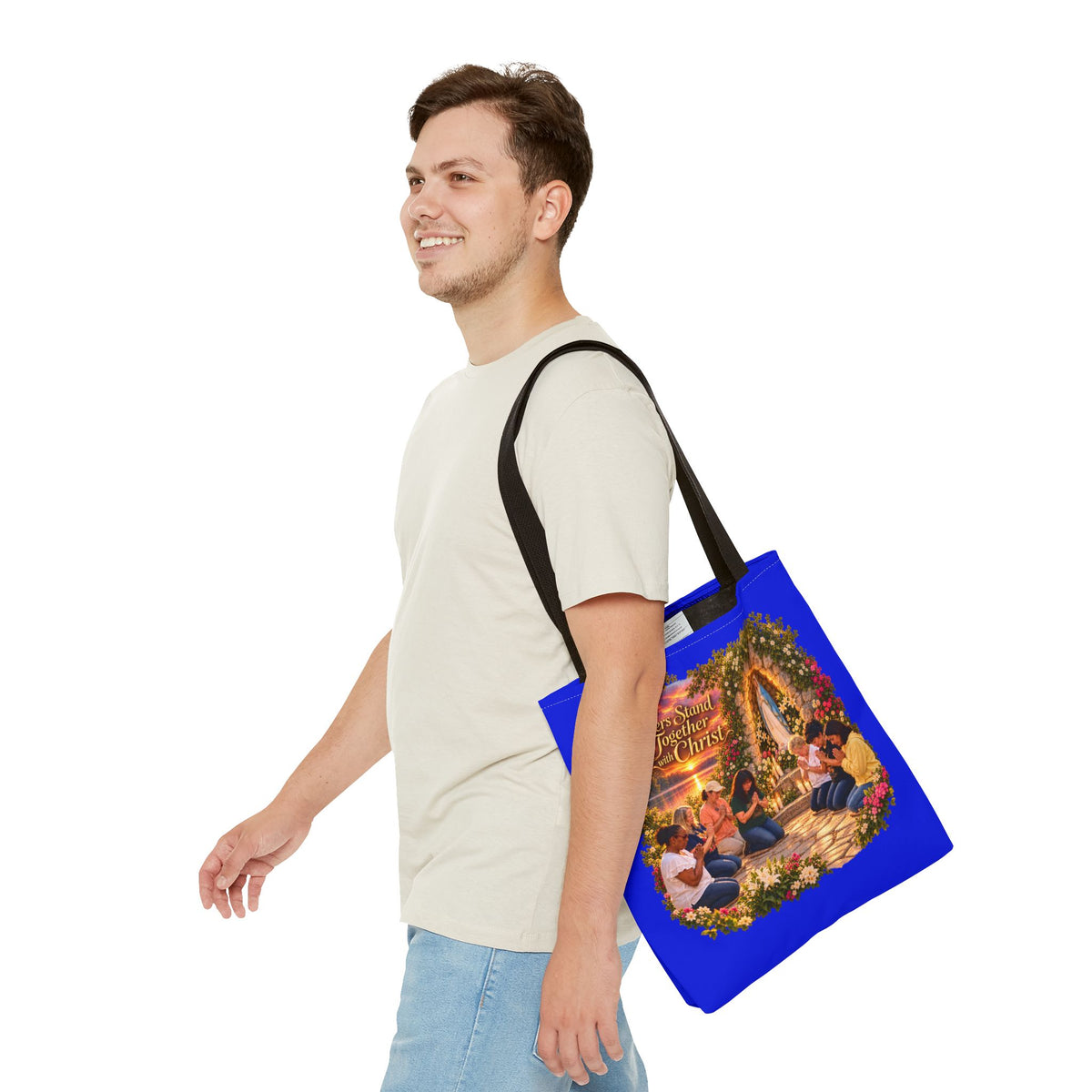 Sisters Standing Together in Christ Religious Christian Tote Bag