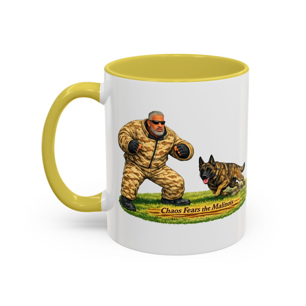Belgian Malinois Coffee Mug — "Nothing Fears the Malinois" Dog Lover Gift (11oz/15oz)