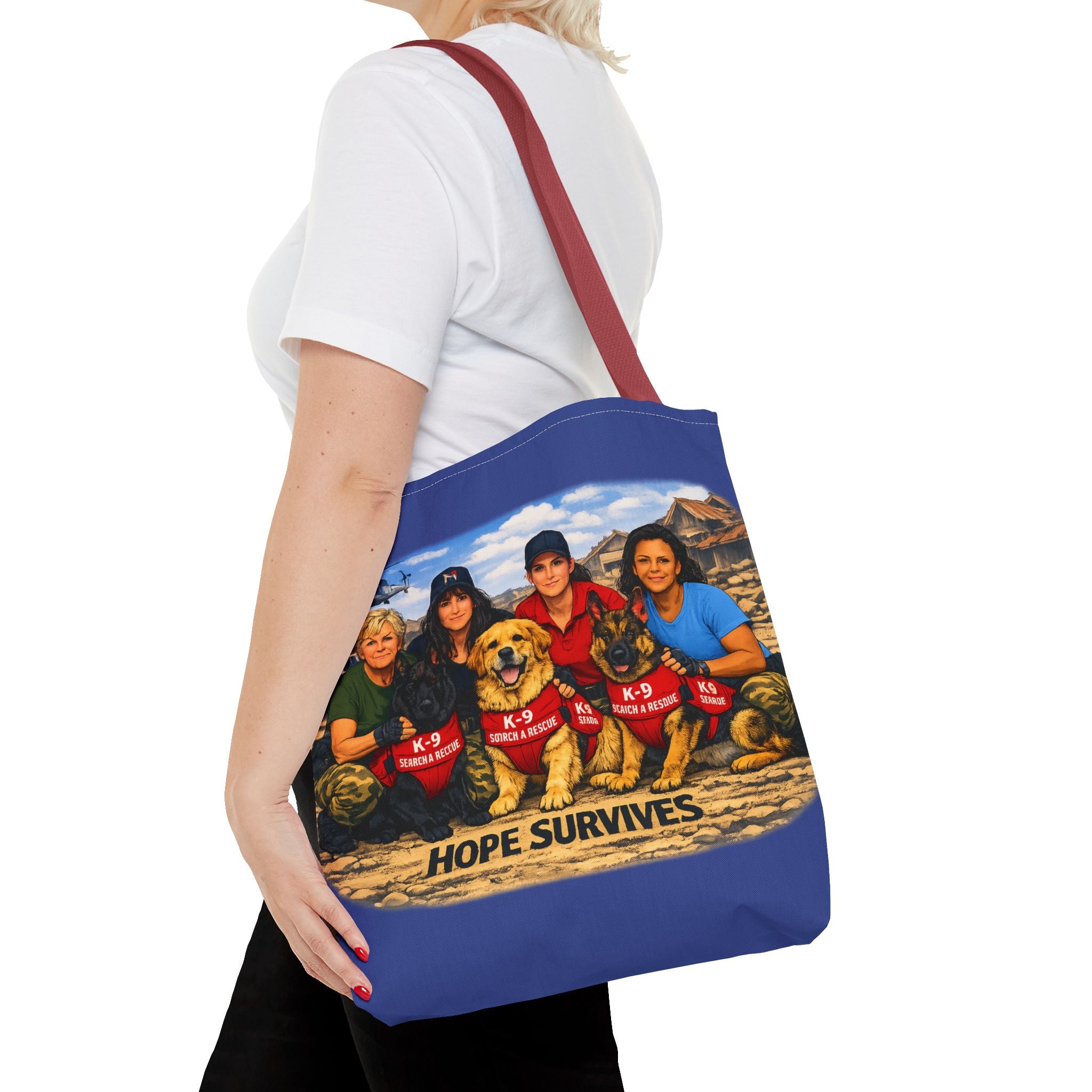 Tote Bag — K-9 Search & Rescue 'Hope Survives' Memorial Tote
