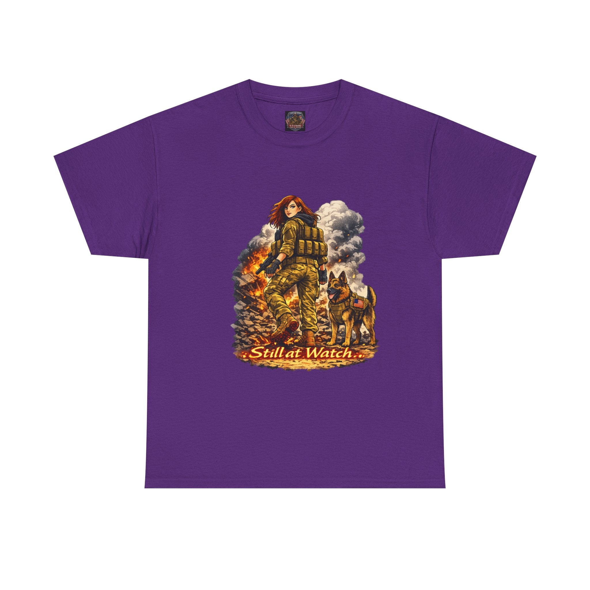 Still At Watch Guard & K9 T-Shirt