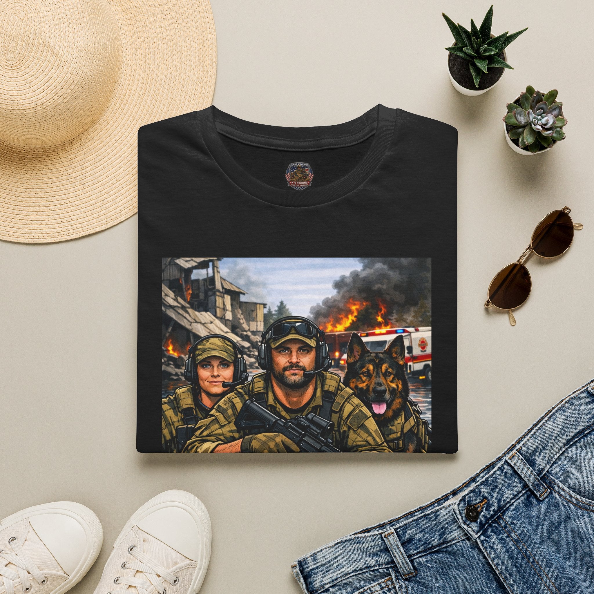 T-Shirt — "Duty Calls" First Responder Rescue Scene