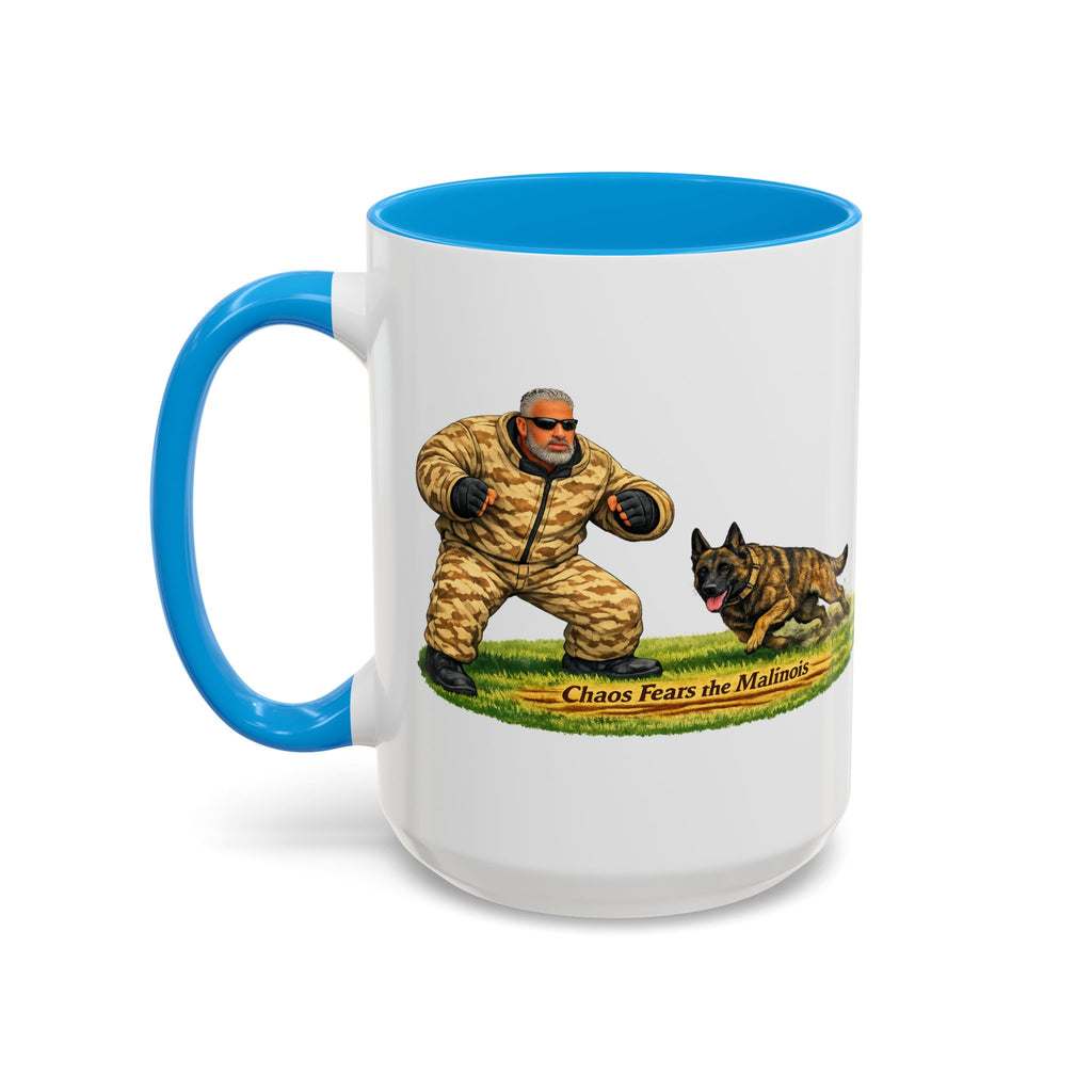 Belgian Malinois Coffee Mug — "Nothing Fears the Malinois" Dog Lover Gift (11oz/15oz)