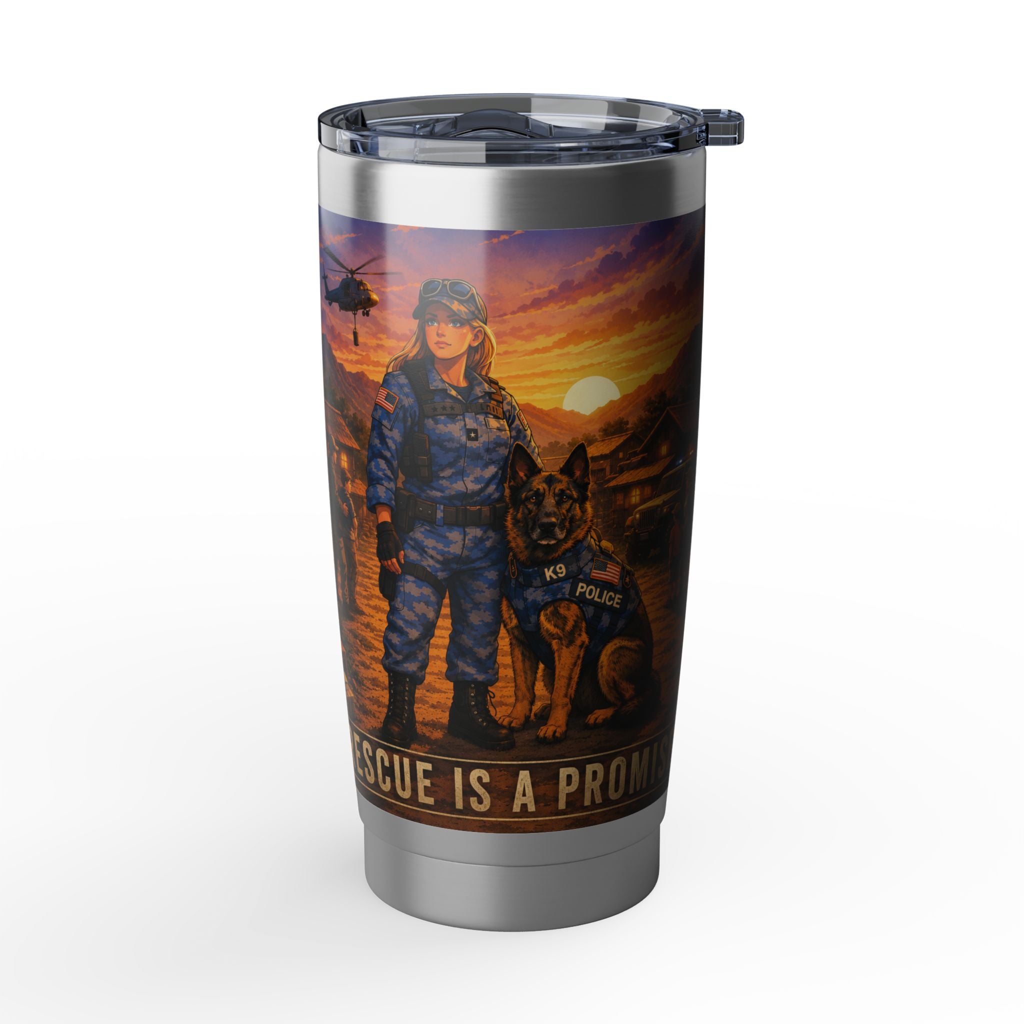 Rescue Promise 20oz Travel Tumbler