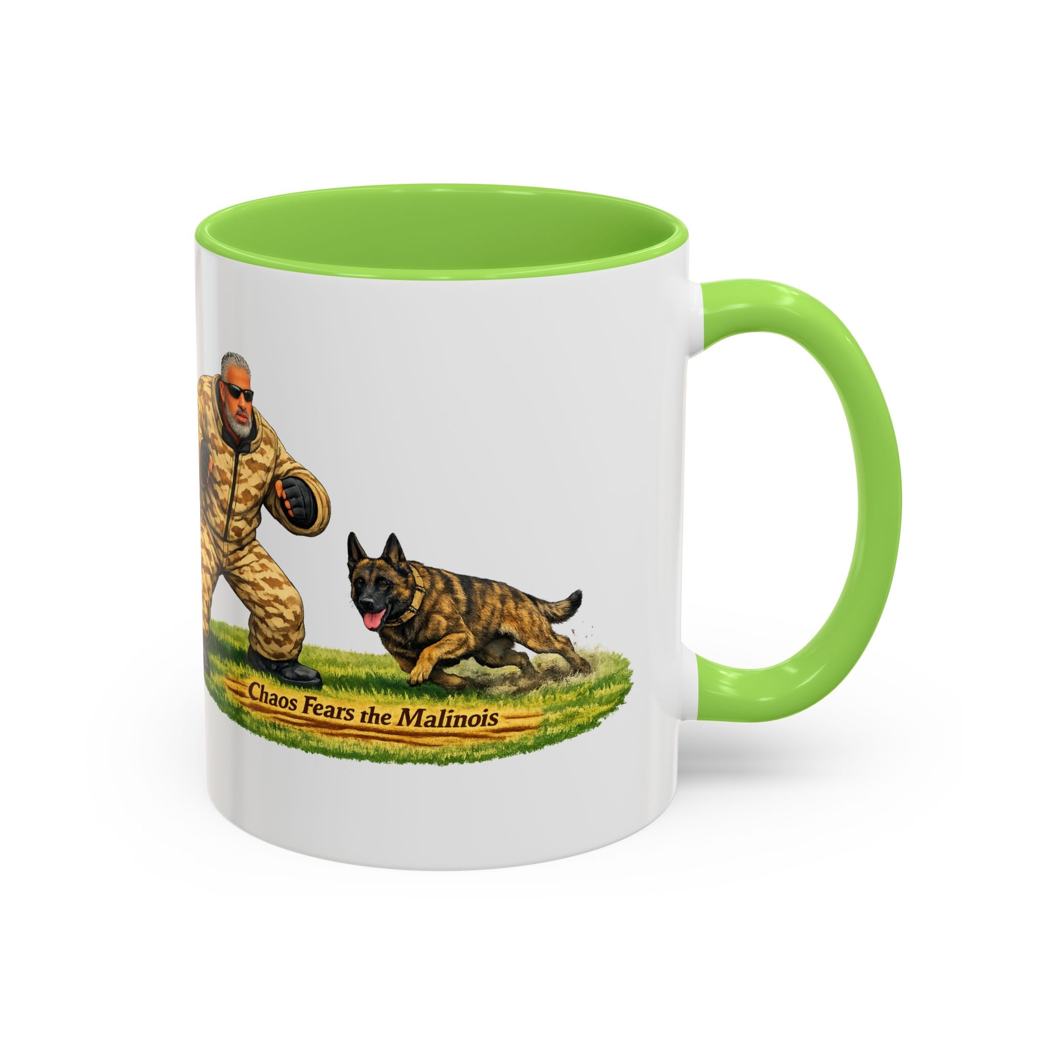 Belgian Malinois Coffee Mug — "Nothing Fears the Malinois" Dog Lover Gift (11oz/15oz)