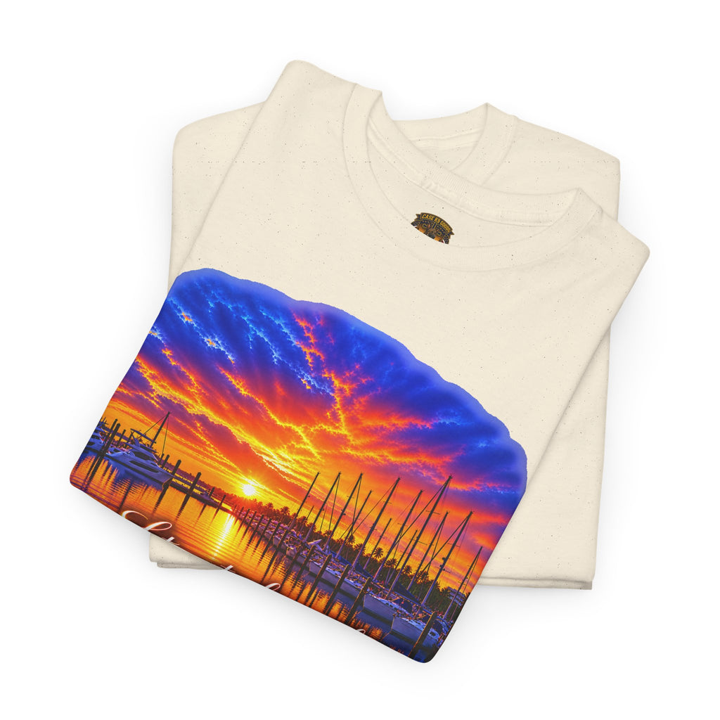Sunset Harbor Inspirational Quote T-Shirt