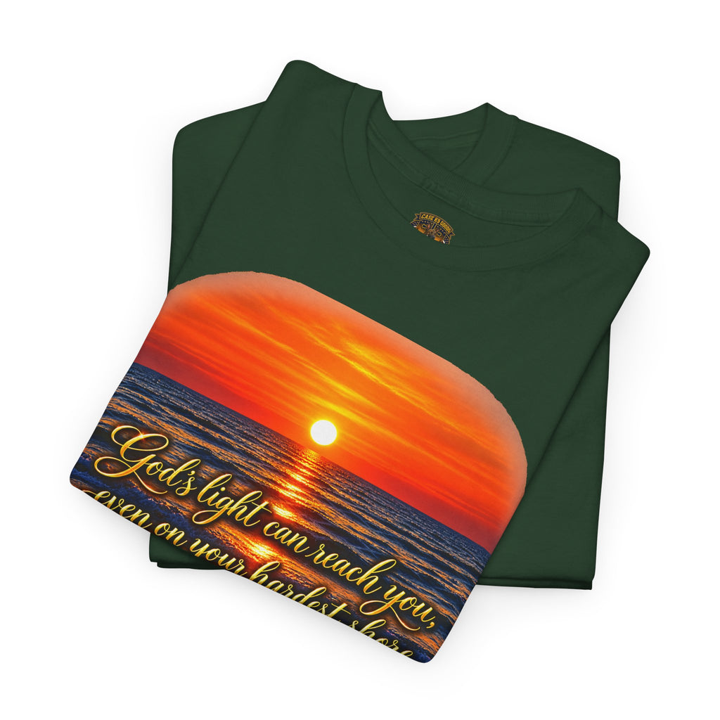 “You’ll Light Up My Whole World” Sunset Quote T-Shirt