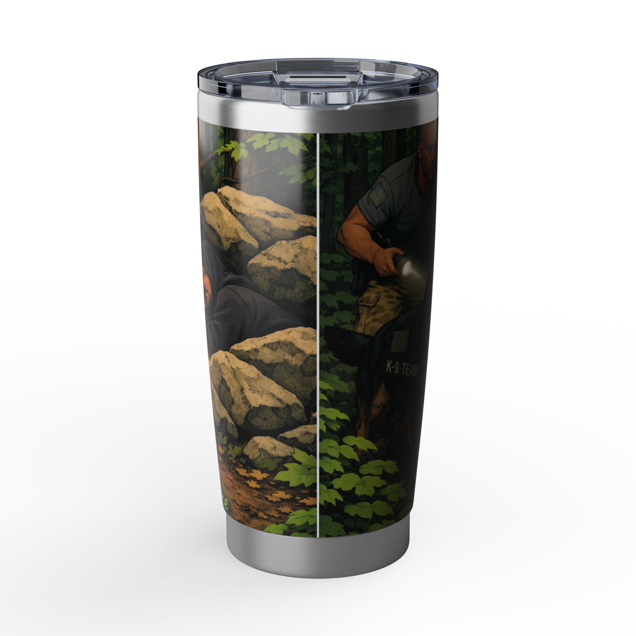 20oz Tumbler — K-9 Search & Rescue Team Travel Mug (Vagabond Design)