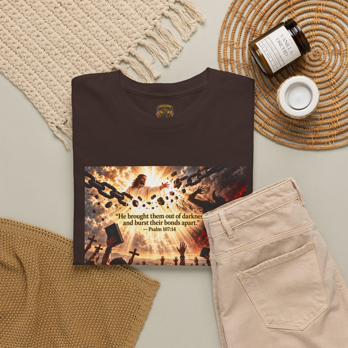 Christians Break Free T-Shirt — Faith, Hope & Praise Graphic Tee