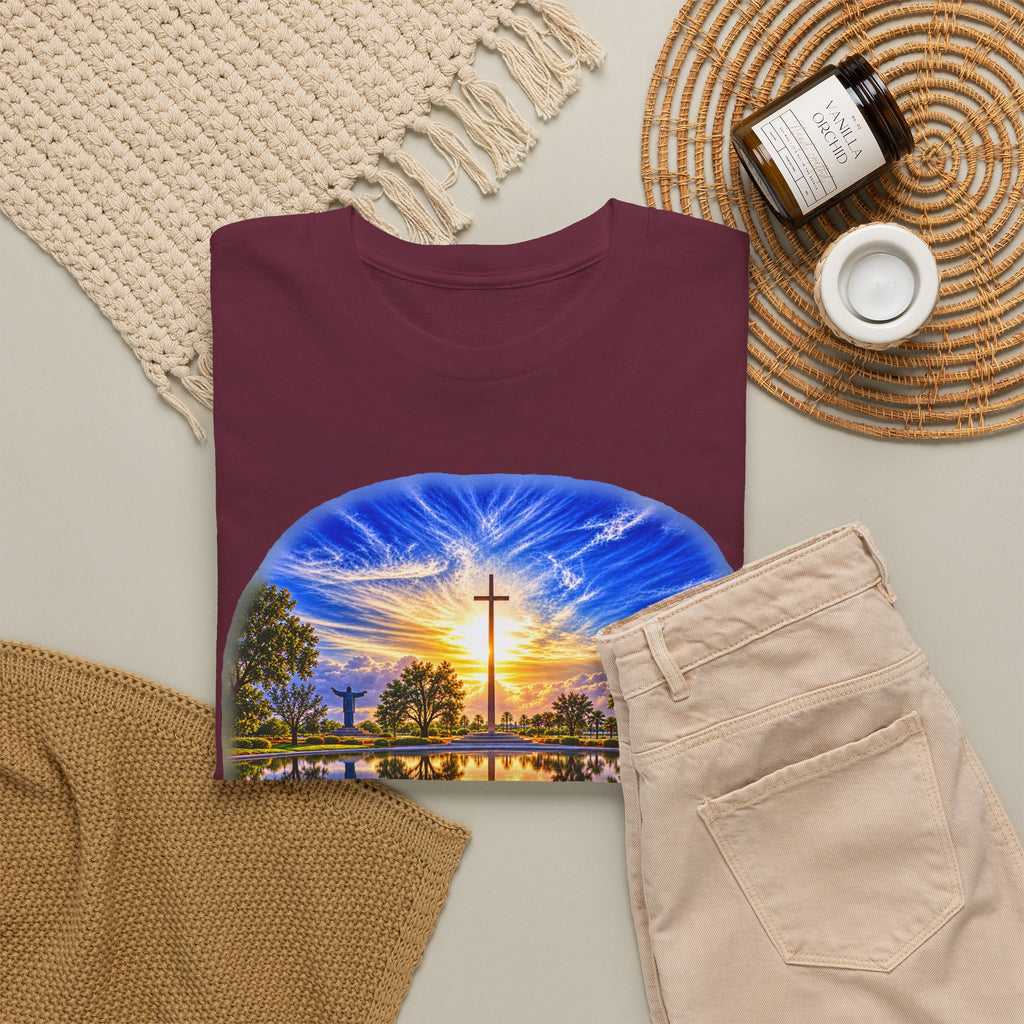 Christian Inspirational Cross Reflection Faith T-Shirt