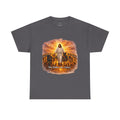 Jesus with Dogs T-Shirt — "The Fallen Are Lifted" Christian Faith Tee