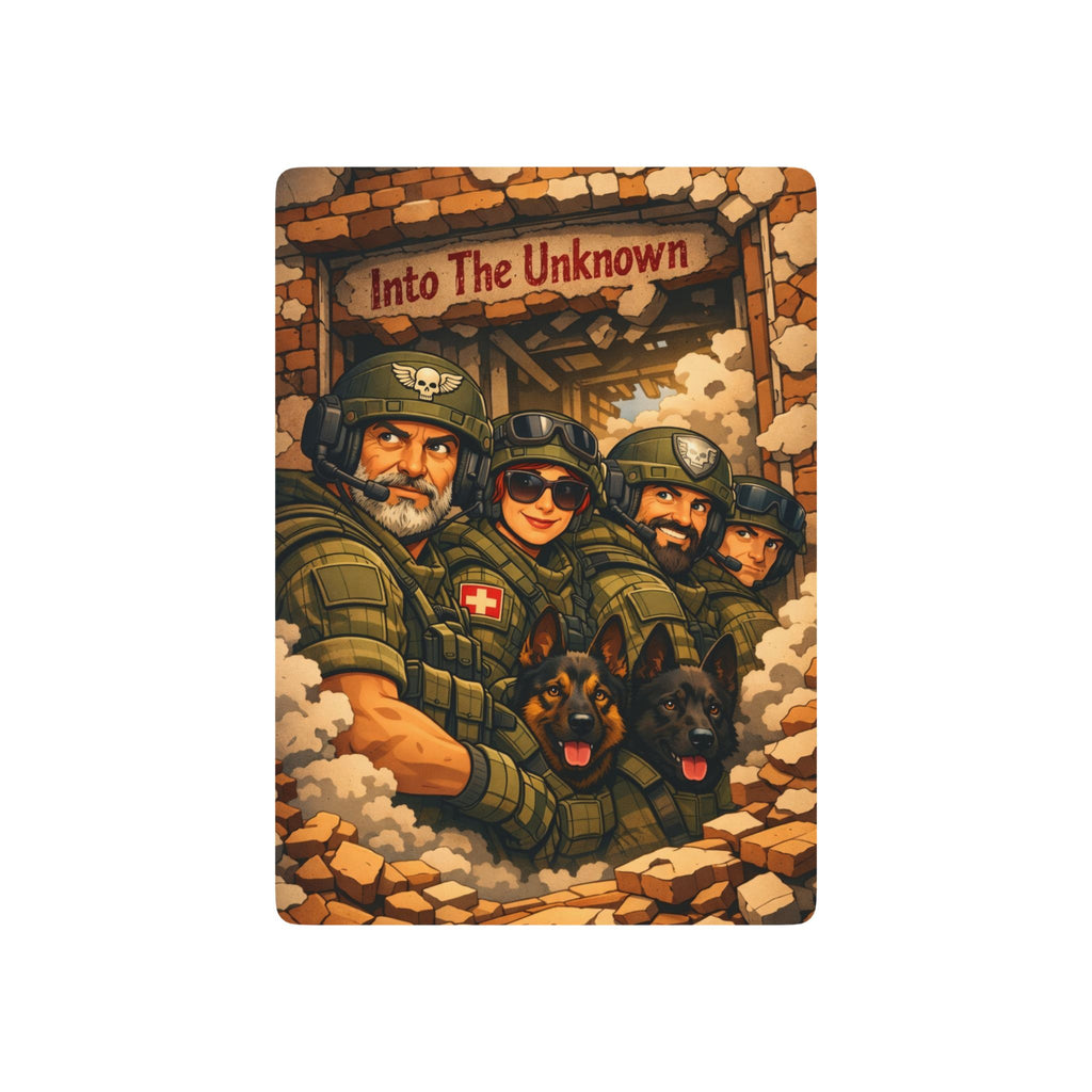 Into The Unknown Military Poker Playing Cards — Tactical Soldier Deck