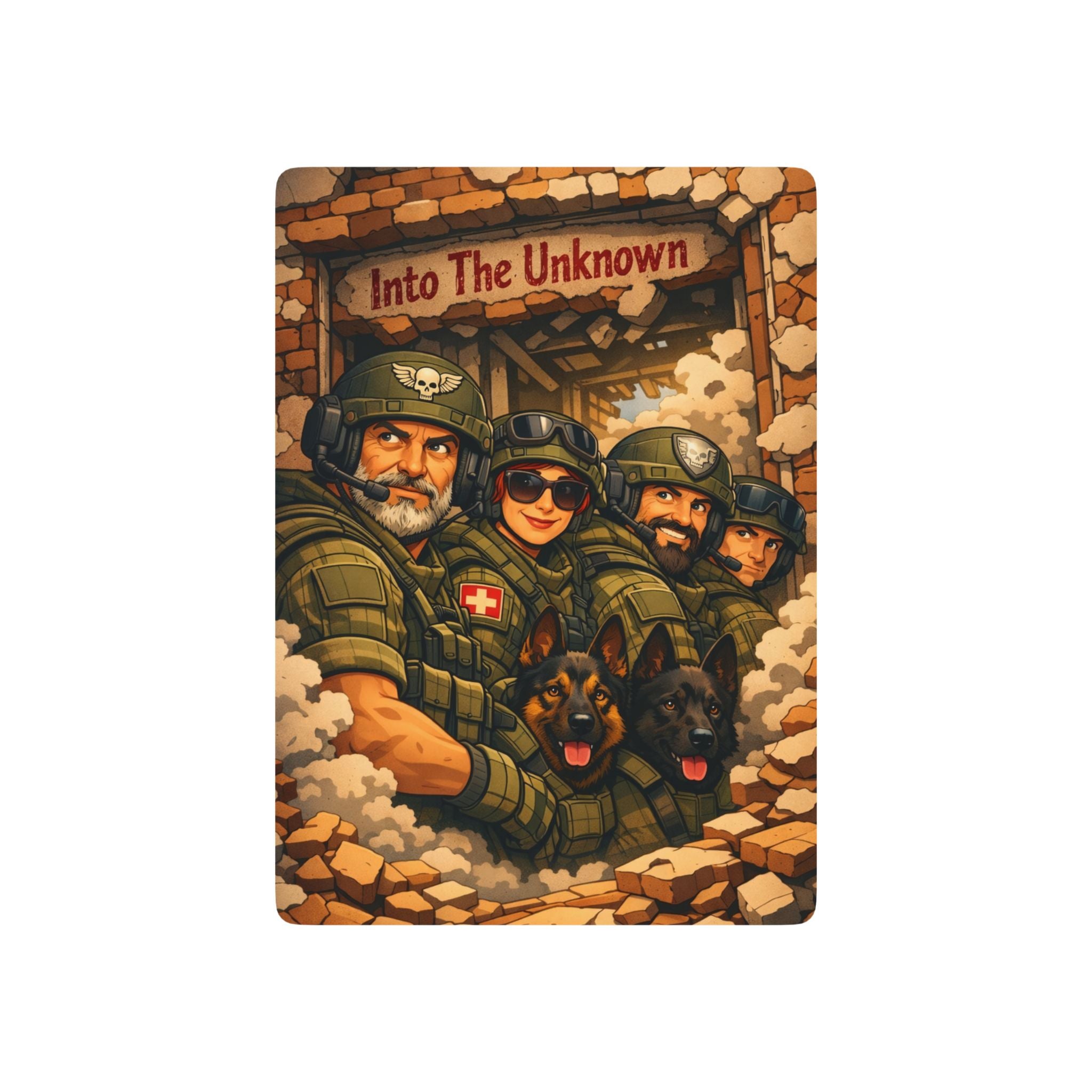Into The Unknown Military Poker Playing Cards — Tactical Soldier Deck