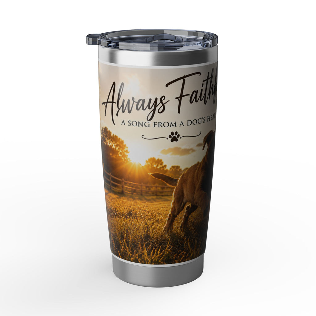 Faithful Vagabond 20oz Tumbler — Adventure-Ready Dog Lovers Travel Mug