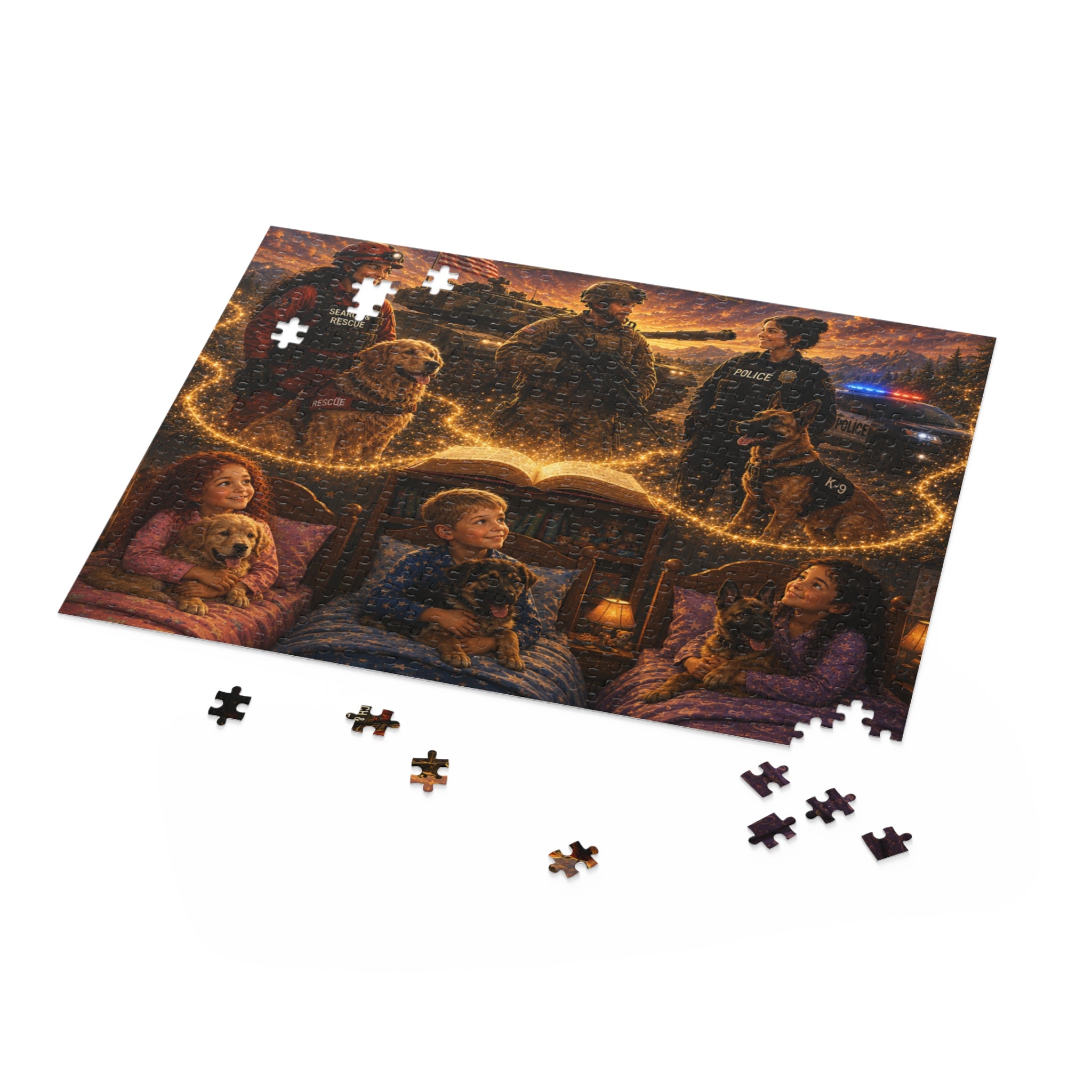 Childhood Dreaming Tribute Puzzle — 120/252/500-Piece Family Keepsake